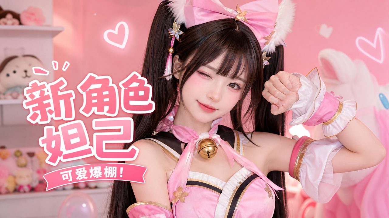 糖心vlog Cosplay视频-妲己角色